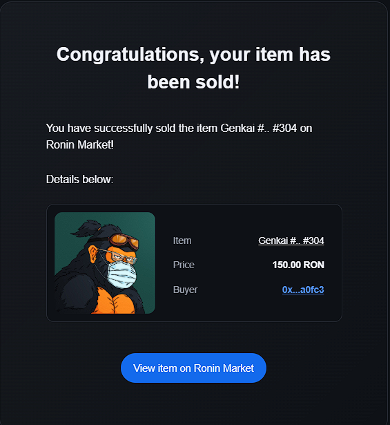 finally sold that useless ass nft.