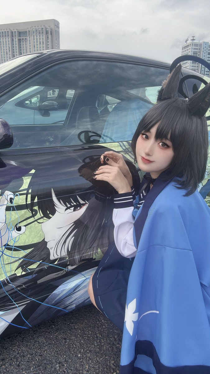 キキョウでいました🐈‍⬛🐾
#痛車天国2025秋