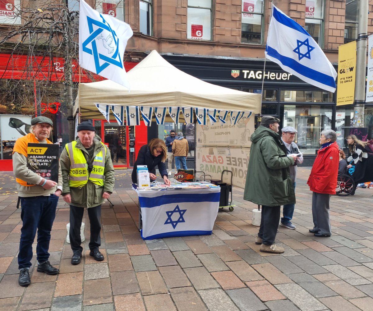 Another Saturday; another day of peace advocacy. The Torah portion for today is Bereishit: Genesis 1:1-2:3; appropriate for a new beginning after two years of unspeakable horror.

#AmYisraelChai 
#StandWithIsrael