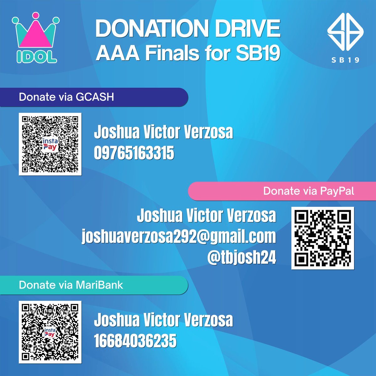 SB19RTSquad_125's tweet image. [NEW MATCHING CHALLENGE ALERT]
A generous donor will contribute a certain amount if we can match it!

We won’t disclose the exact amount for strategic purposes, but we’ll keep you updated on the percentage progress from time to time.

Any amount will be greatly appreciated.
All…