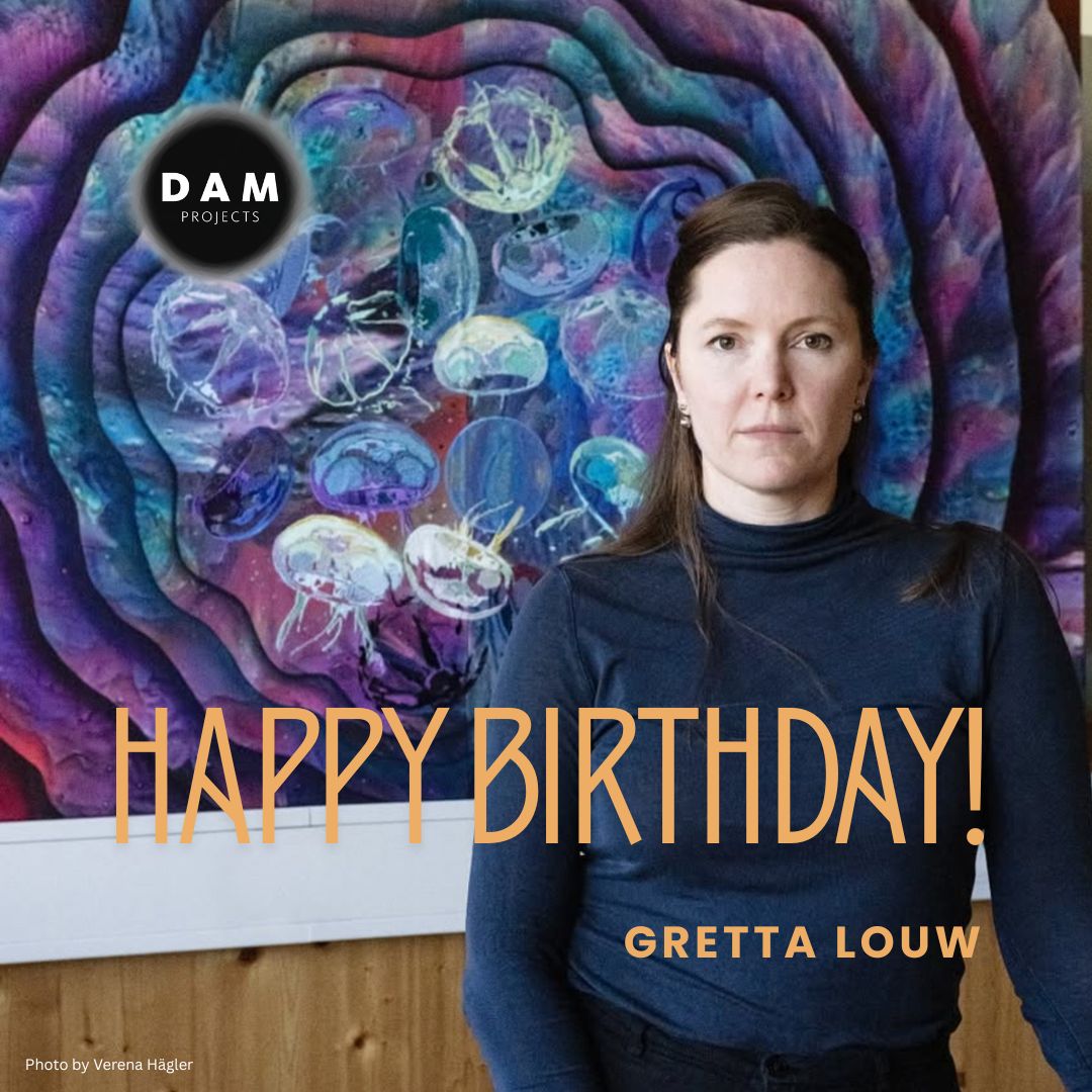 DAMDigitalArt's tweet image. Happy Birthday, Gretta Louw! 🎉  
South Africa–born, based in Germany &amp;amp; Australia, Gretta is an artist, writer &amp;amp; curator whose work deeply explores technology, AI, and culture. Thank you for advancing digital art and tech-driven creativity! 💫 #GrettaLouw #DAMProjects