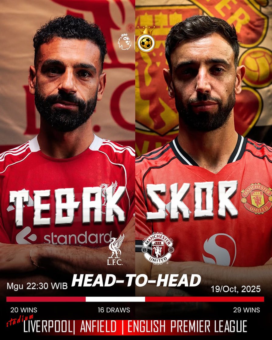 CGilabet88's tweet photo. 🔥BIG MATH
⚽️ English Premier League
📅 22:30 19/Oct, 2025
🔥 Liverpool 🏴 vs 🏴 Manchester Utd
AYO IKUTI TEBAK SKOR PERTANDINGAN Liverpool 🏴 vs 🏴 Manchester Utd !!!
Total hadiah 1.000.000 untuk 4 orang pemenang.
Voting sekarang juga!
#mu #United #mancester #Liverpool #EPL https://t.co/n18TfgNsGo