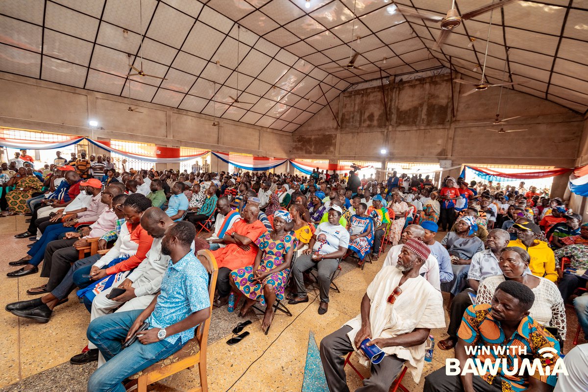 Day 3 of my tour of the Bono East Region took me to Kintampo South, Nkoranza North and Nkoranza South Constituencies yesterday.

The reassuring support of our committed and hardworking patriots means so much to me in this journey we are embarking together.

Thank you.