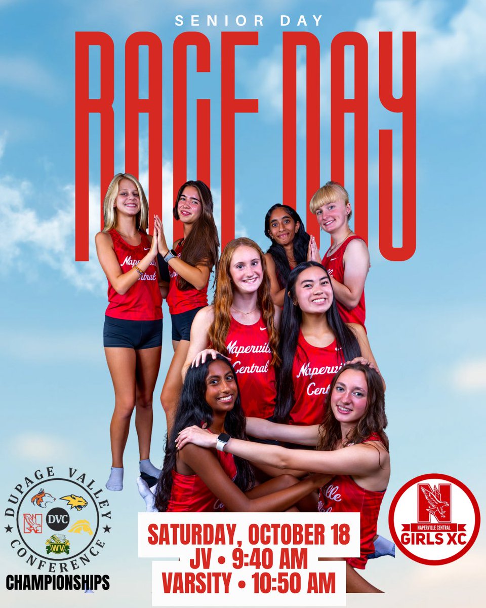 🏆DuPage Valley Conference Championships🏆
📍Waubonsie Valley High School
⏰ 9:40 AM • Junior Varsity
🕰️ 10:50 AM • Varsity
🔗 Live results link:  results.shazamracing.com/meets/57563 

🔴⚪️Let’s go Redhawks!!🔴⚪️