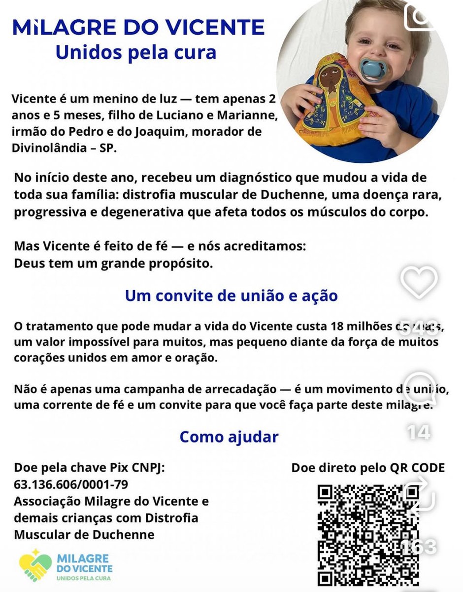 Quem puder ajudar ao menos divulgando eu agradeço 🙏🏼🥰