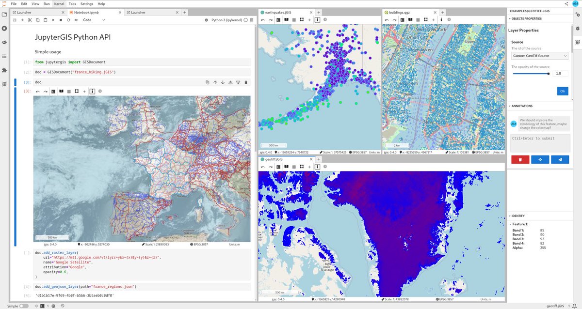 🌍 Ever wished QGIS could live in your browser, collaborate in real-time like Google Docs, and supercharge your geospatial workflows with Python notebooks? Meet JupyterGIS – the game-changer that's leveling up GIS for everyone!

Link in the replies 👇