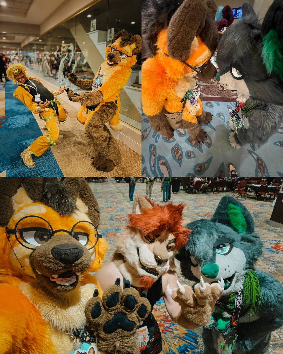 manedbento's tweet photo. I had an absolute blast at #BLFC! This was definitely an unforgettable trip, and I’m thankful to have made some great memories, and new friends ☺️

#fursuit #blfc25 #furry https://t.co/GOqMePSoQR