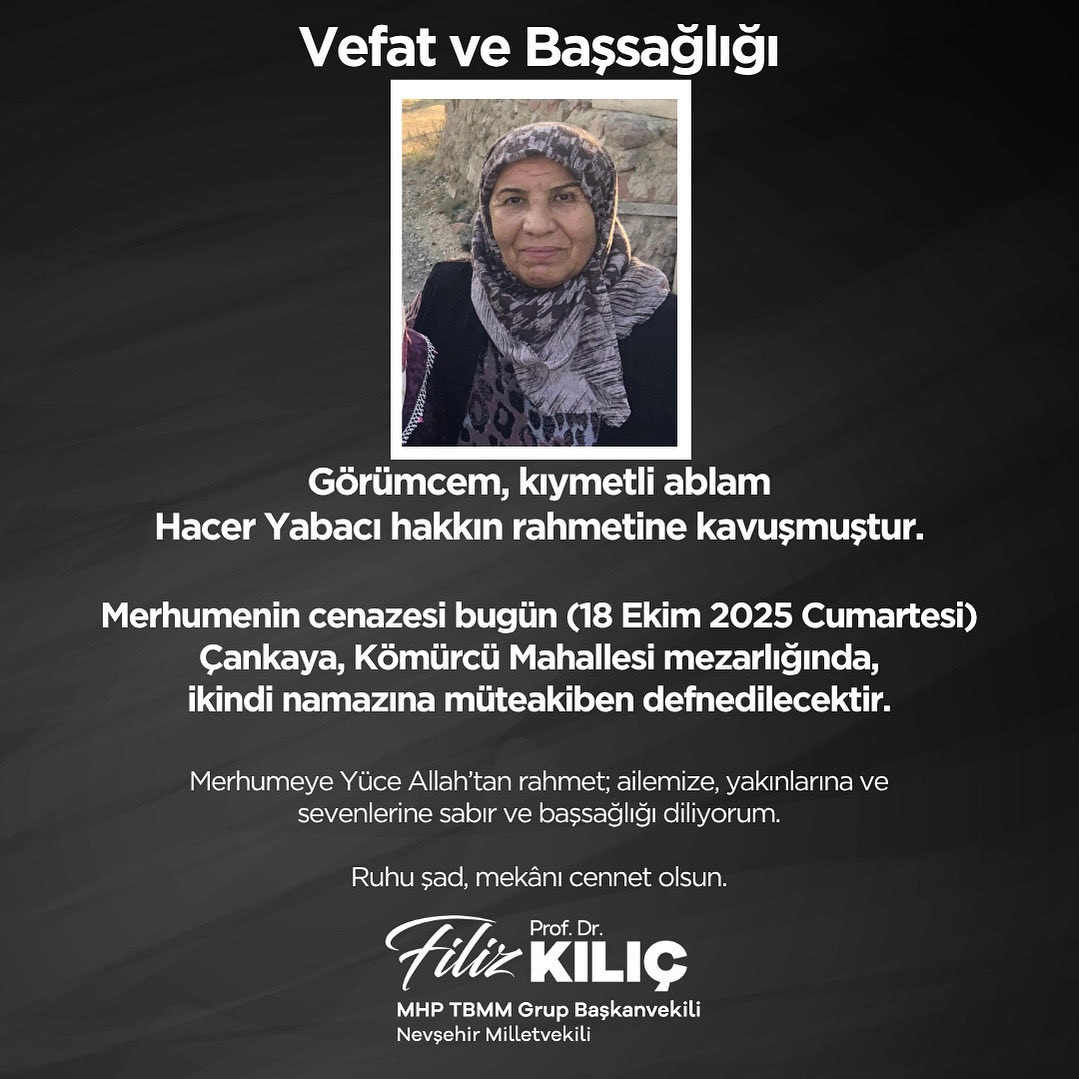 Prof. Dr. Filiz KILIÇ tweet media