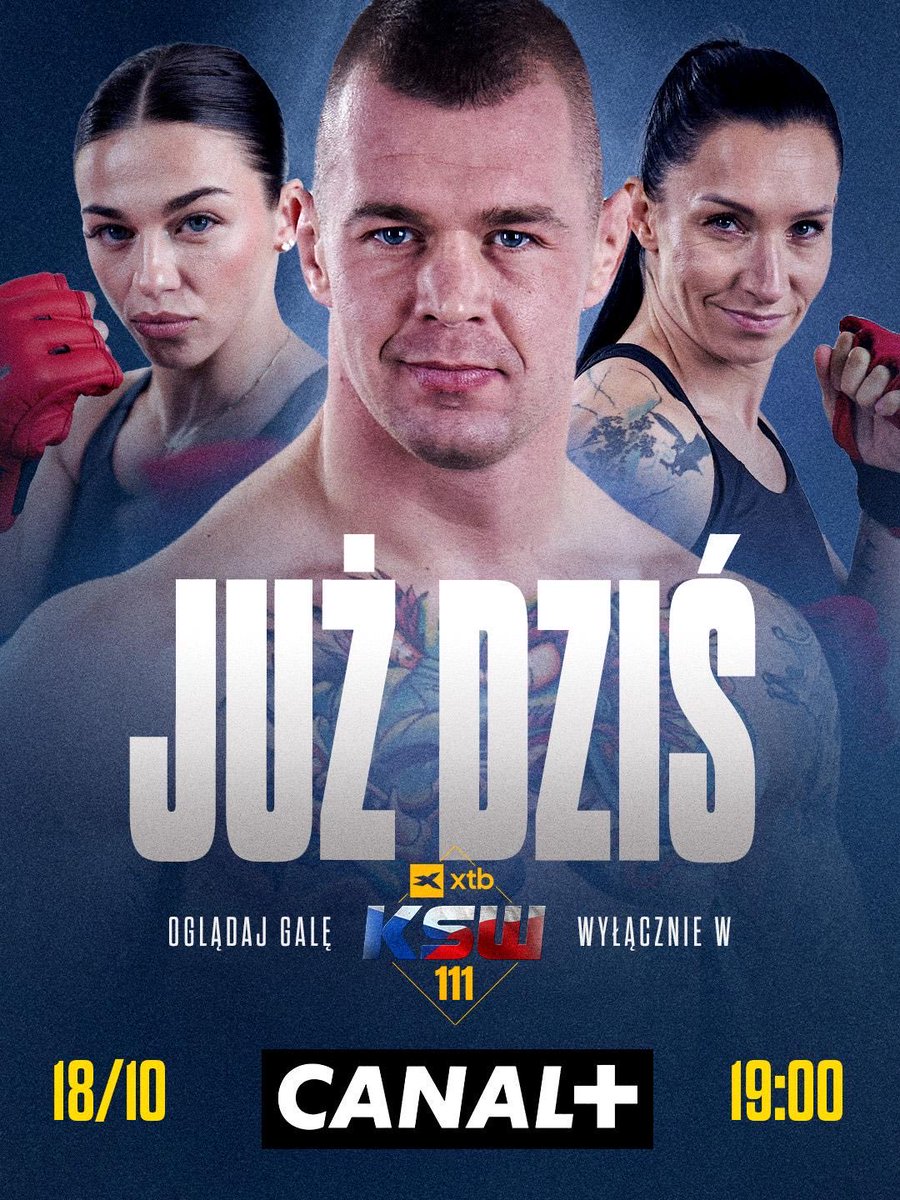 XTB KSW 111 🤩 niedługo startujemy! 
Podsyłam W link, z którego można wykupić dostęp do gali i zobaczyć moją walkę już od 39zł! 📺
Dziękuję za całe wsparcie i ogrom wiadomości! Widzimy się wieczorem 🫶🏽
#współpracareklamowa