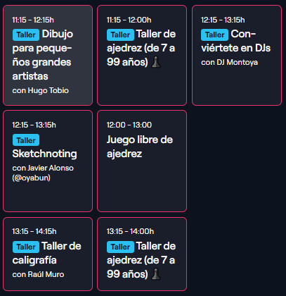 tarugoconf's tweet image. 🚨 AVISO IMPORTANTE 🚨 Ya tenéis disponible en la web del evento la agenda definitiva del #CommunityDay de la #TRGx.

Si queréis ir a alguno de los talleres, debéis apuntaros en este FORMULARIO: forms.gle/jDqedda1ePFKz7…
