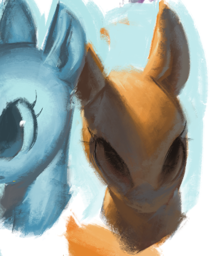 ghostopals's tweet photo. some pony head practice https://t.co/MiWME3zmfG
