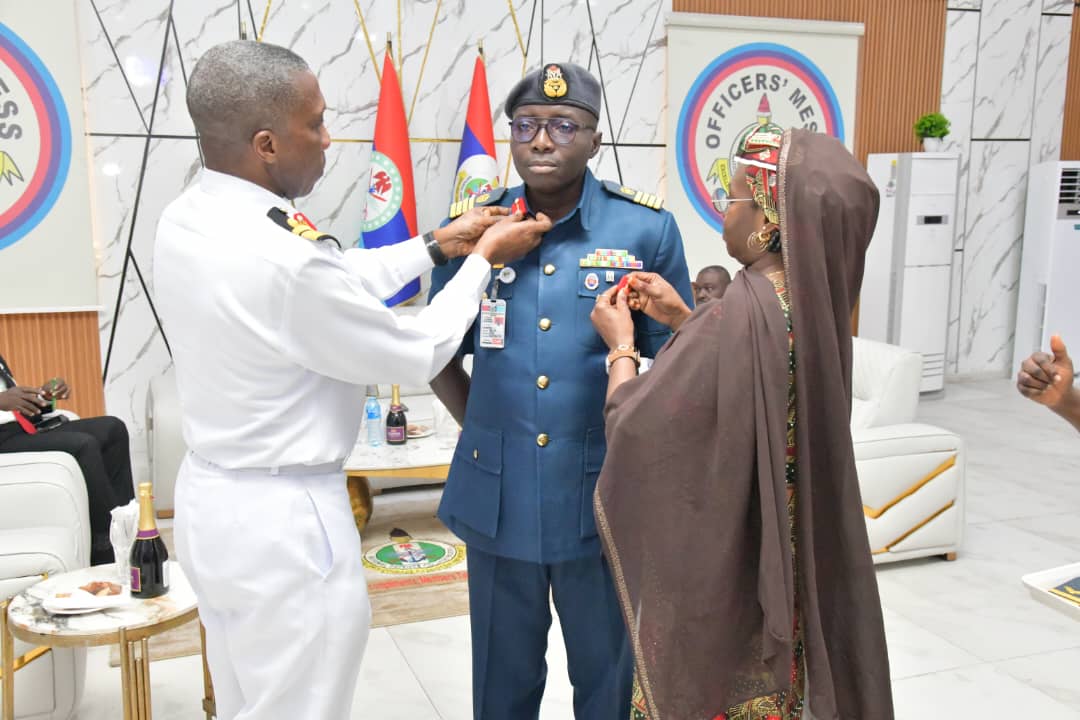 NDC Commandant Charges Newly Promoted Officers to Uphold The Tenets of Professionalism, Discipline and Loyalty.