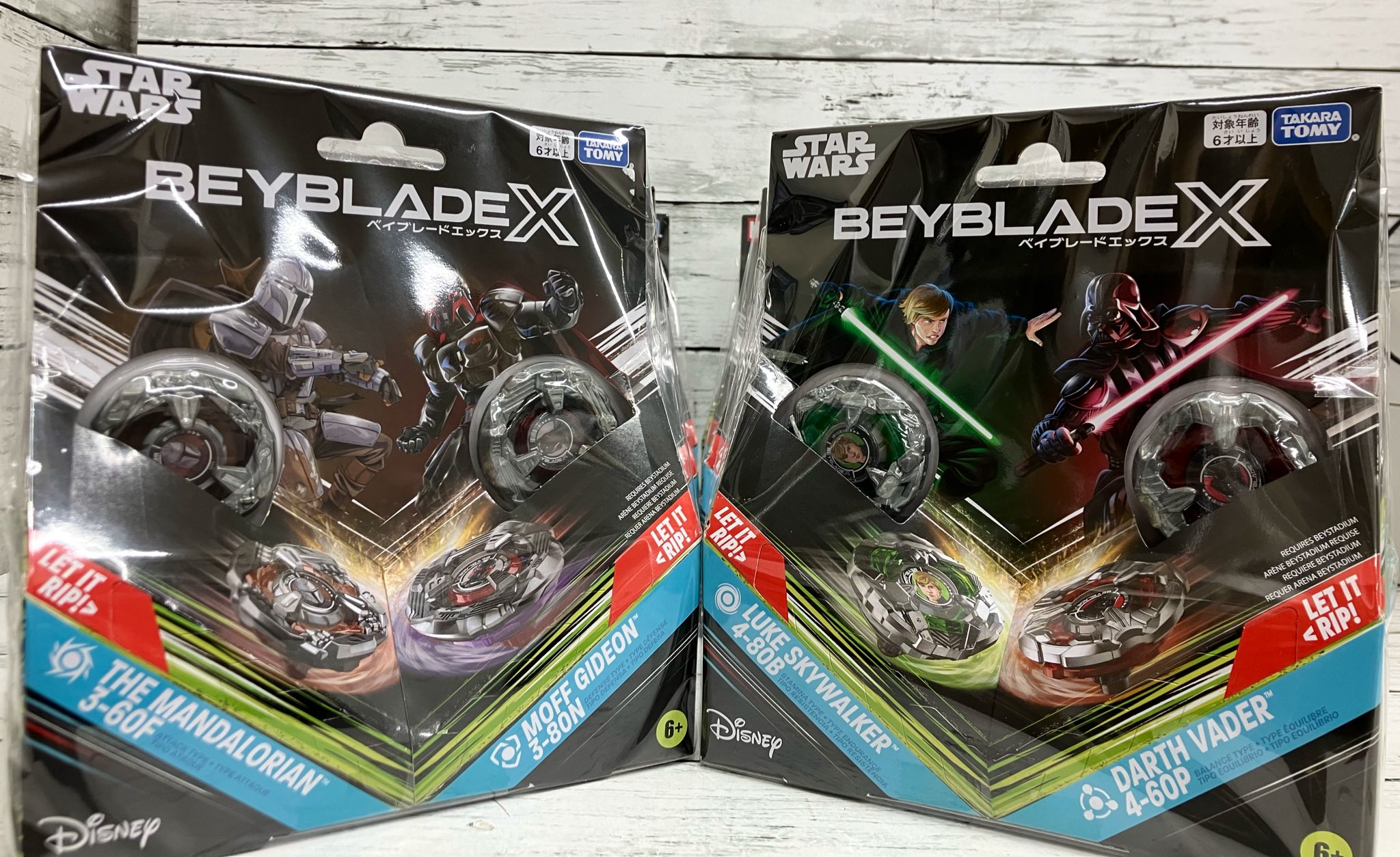 ベイブレードX マーベル・スターウォーズ・トランスフォーマー　コラボ6箱セット ベイブレードX マーベル・スターウォーズ・トランスフォーマー