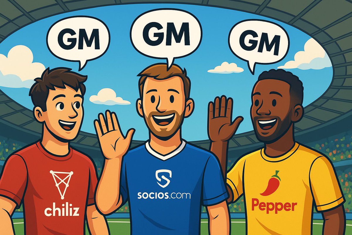 ChilizPoland's tweet image. Dzień dobry , 

Udanego weekendu  dla wszystkich ☀️

#Chiliz #Socios #Pepper