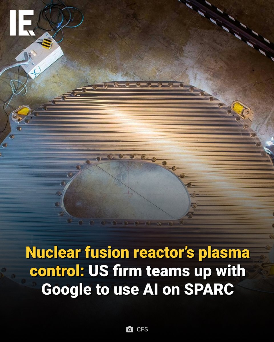 IntEngineering's tweet image. The CFS-DeepMind partnership is leveraging reinforcement learning AI to control and optimize the superhot plasma. bit.ly/47ryWCJ