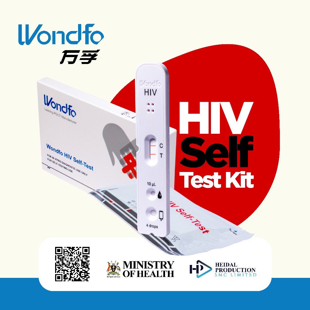Get your Wondfo HIV Self-Test kit from any pharmacy or government hospital near you! #WondfoHIVSelfTest #KnowYourStatus #EndAIDS2030Ug