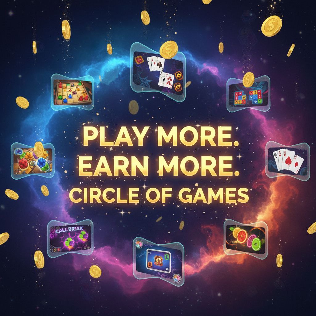 SoyabAli1001's tweet photo. Your skills deserve real rewards ๐ฐ
Circle of Games brings multiple fun games with real earning potential!
๐ฏ Play more. Earn more.
#COGToken #PlayToEarn #Web3Gaming #PlayWithCOG https://t.co/sFMp7O59W6