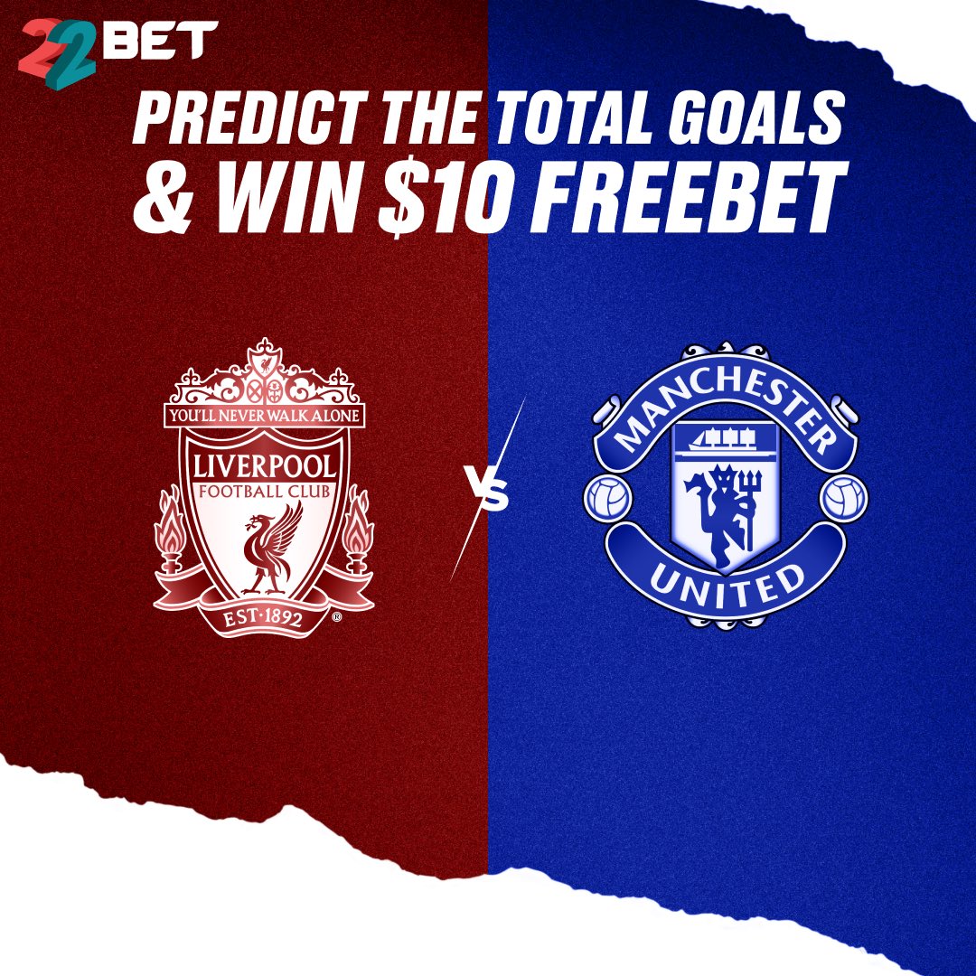 ⚽ It’s Liverpool vs Man United — the ultimate showdown is here! 🔥

Think you know how this ends? 🤔
 Predict the total number of goals in this clash and you could win a $10 Free Bet! 💰

Here’s how to enter ⬇️
 1️⃣ Drop your prediction in the comments
 2️⃣ Tag a friend who loves