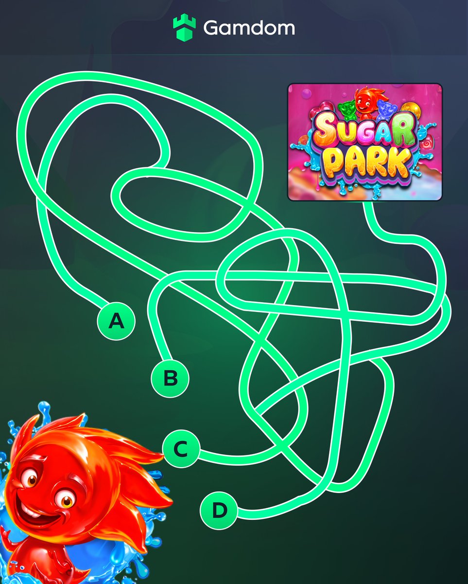 Can you find your way through the sweet maze and claim your FREE spins? 🍬

🎡 Comment your @Gamdom userID with your answer
🎡 Like &amp; Repost
🎡 Tag your friend!