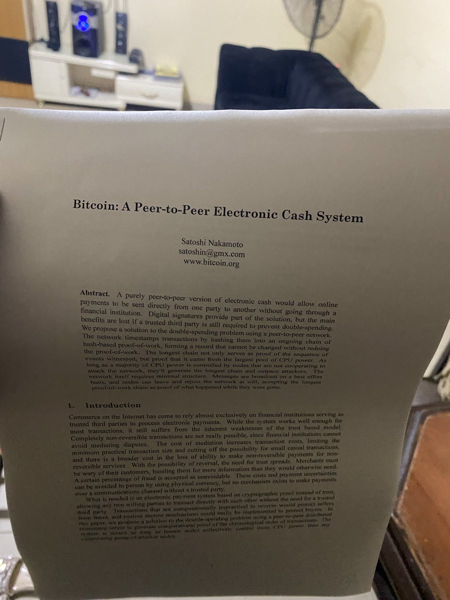 0xdevayo's tweet image. It’s time to consume and digest the Bitcoin White-paper

🚀