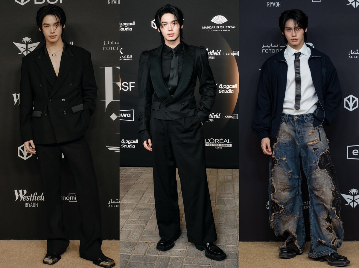 myyoursmile's tweet image. โดนเชิญร่วม Front Row 3 แบรนด์ที่ Riyadh Fashion Week ประเทศซาอุดิอาราเบีย คือปึ้งมากก ลุคแรกคัสตอมจากแบรนด์ #VictorMarrifo ลุค 2 #Viviennewestwood ลุค 3 Mix #AcneStudios #Personsoul เริ่ดมากเลยละ ❤️‍🔥

WIN AT RIYADH FW 2025

#RFW2025xWin
#RFW2025
#RiyadhFashionWeek
#winmetawin