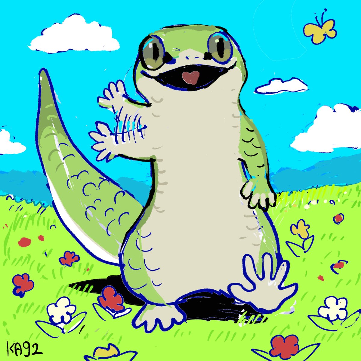 またね