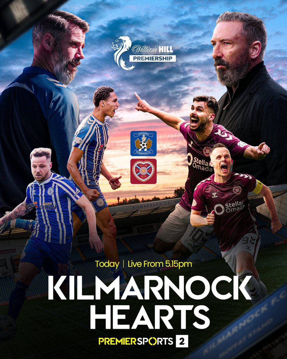 Third hosts first in Scotland's top flight 🍿

Watch live coverage of Kilmarnock vs Hearts from 5.15pm on Premier Sports 2 today 📺