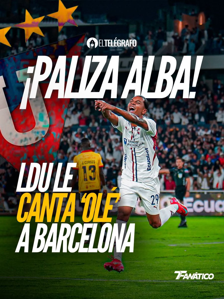 Golpe, golpe y nocaut: Liga liquida 3–0 a Barcelona con autoridad total en Casa Blanca.

Fuente: El Telegrafo 

f.mtr.cool/rhlwjhbxvb