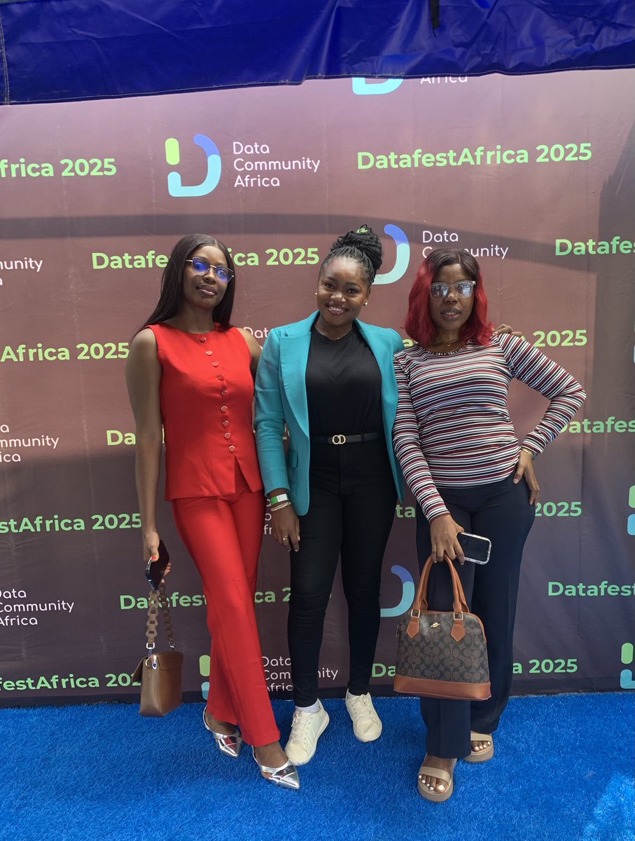 #DataFestAfrica2025 is finally here! 🎉
With theme: AI in Africa

During the Women in AI session, the discussion highlighted the importance of community, continuous learning and mastering your skills.  <a href="/bumie_rose/">Bunmi Akinremi #EU-ITU-GMR</a> also reminded us that there is no one-size-fits-all path.#ai #data