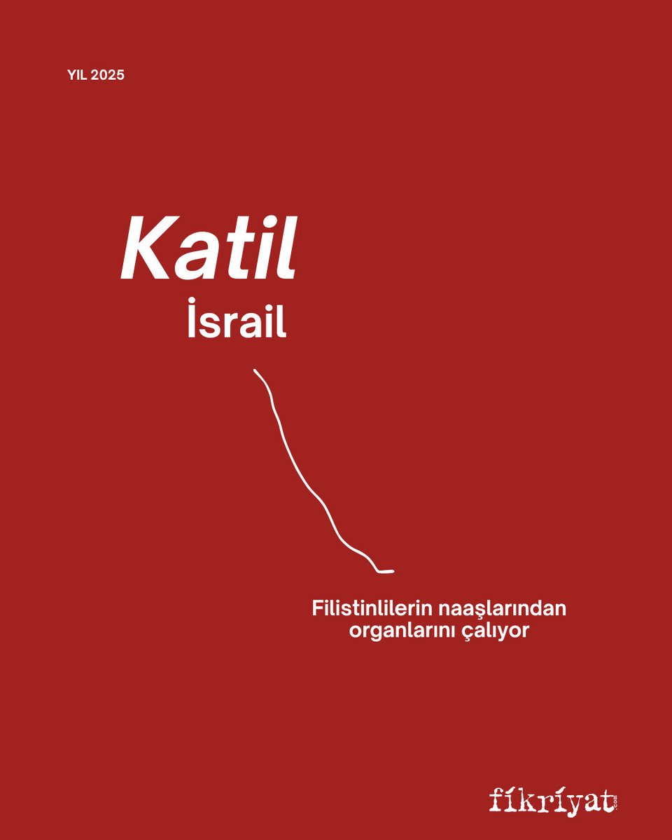 "İsrail Filistinlilerin naaşlarından organlarını çalıyor.

Pek çok Filistinlinin gözleri, korneaları ve diğer organları eksik."