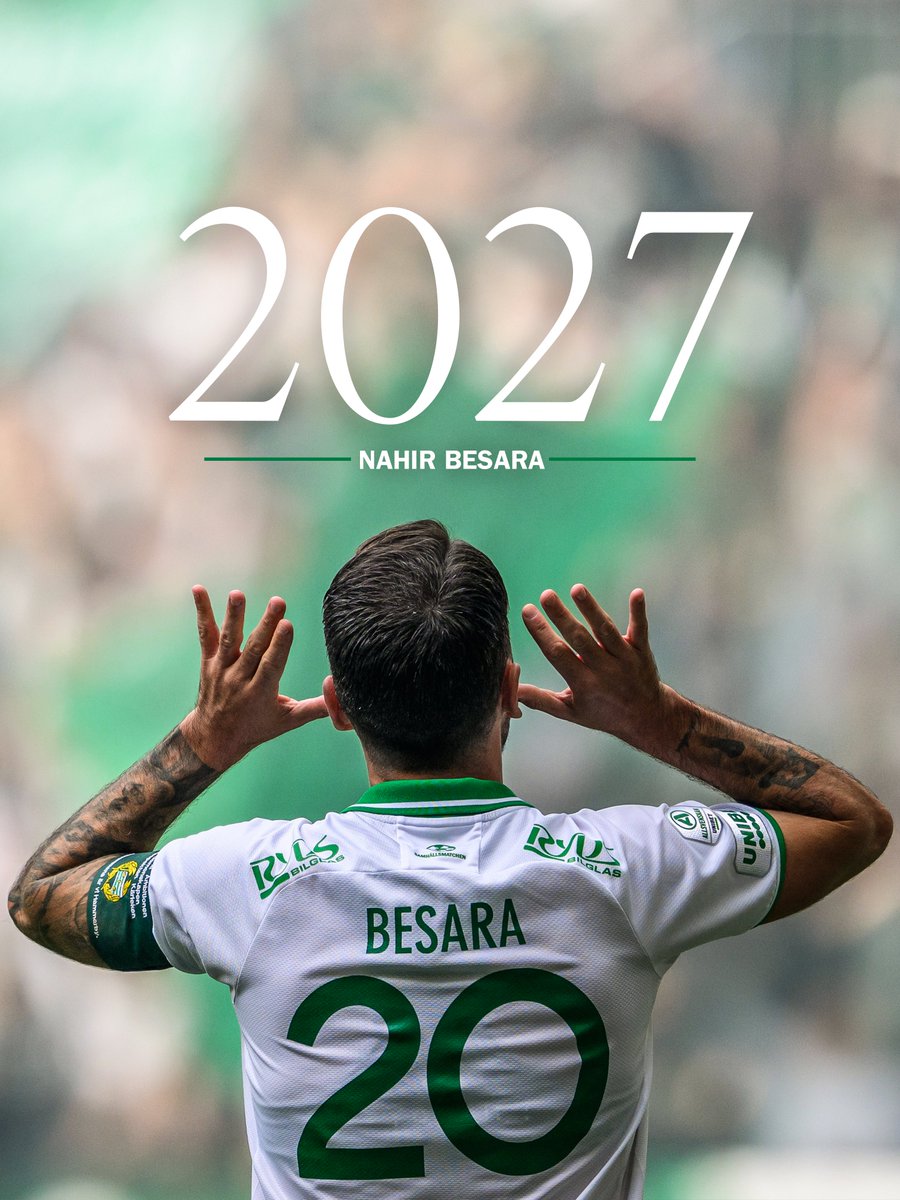 hammarbyfotboll's tweet image. ✍️ Hammarby förlänger med Nahir Besara! 💚

#Bajen