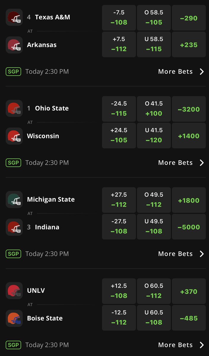 🚨FREE 4U #NCAAF MAX BET🚨

My 𝐁𝐨𝐭 is sending tonights RARE 4U PLAY to EVERYONE who 𝐋𝐈𝐊𝐄/𝐑𝐓s

LETS SWEEP THE CARD👀 

2025 4U MAXES: 17-4 +29.59 units (80.95%)👑

Must Follow @Bigbetco

DM me when complete📲