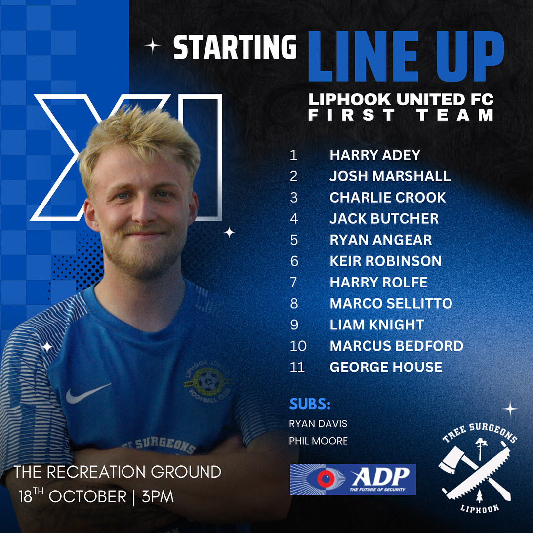 ⭐️ 𝙎𝙏𝘼𝙍𝙏𝙄𝙉𝙂 𝙓𝙄 ⭐️

This afternoons line up for our First Teams match against <a href="/southseasportfc/">Southsea Sports FC</a> 

𝙋𝙡𝙖𝙮𝙚𝙧 𝙎𝙥𝙤𝙣𝙨𝙤𝙧𝙨
Marco Sellitto - <a href="/ADP_Security/">ADP Security Systems</a> 

#uptheblues 🔵