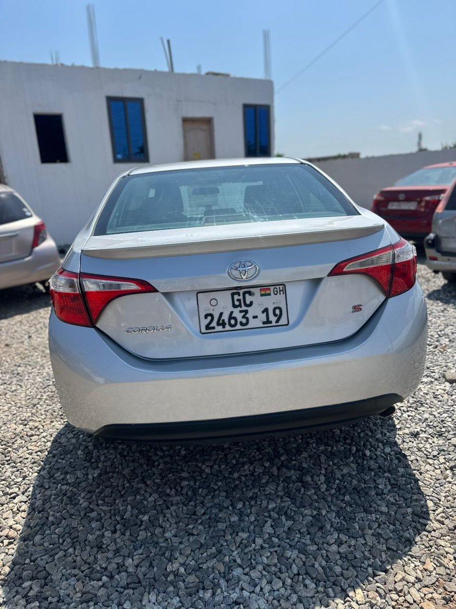2016 Toyota Corolla S
51562 miles
Keyless entry
Infotainment screen
Reverse camera
Leather seats
Solid engine and under

Price: GHC 125,000
Slightly Negotiable

WhatsApp/call: 0550256731