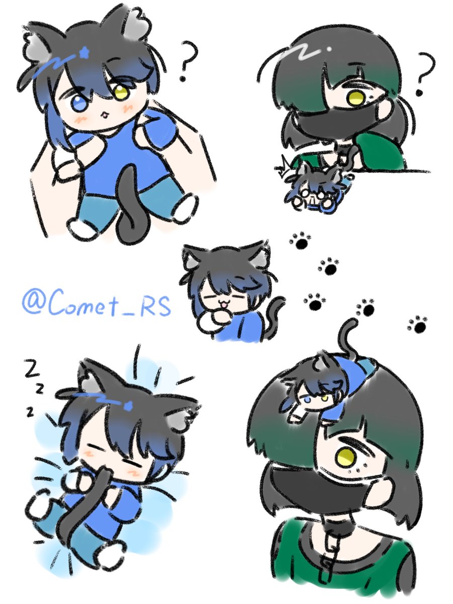 うちのこじゃれあい🐾☢️
たまにサイズ感バグってますが、可愛ければよろしと思っています笑
#イラスト
#一次創作
FAタグです→#コメットの展望台