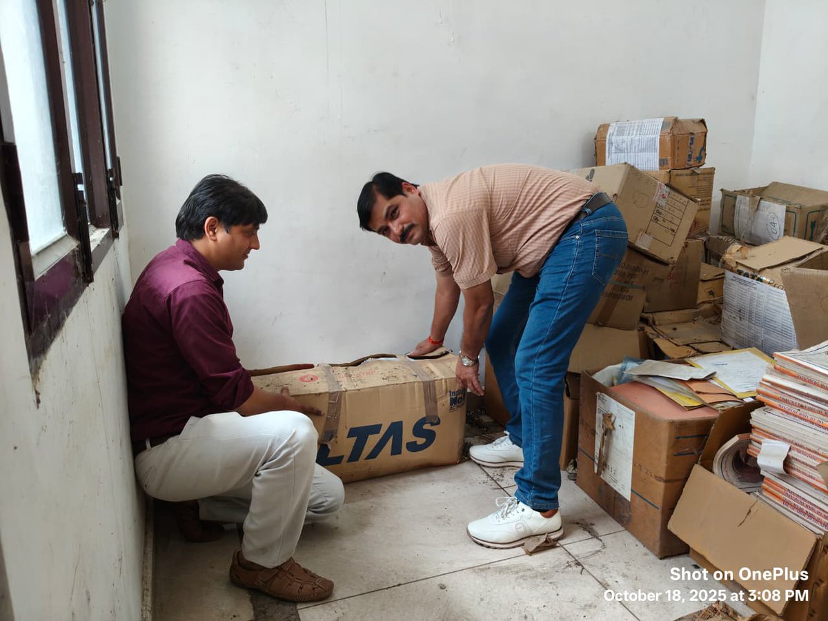 Weeding out of obsolete record/ File  - (Cleaning of Old Record Room)