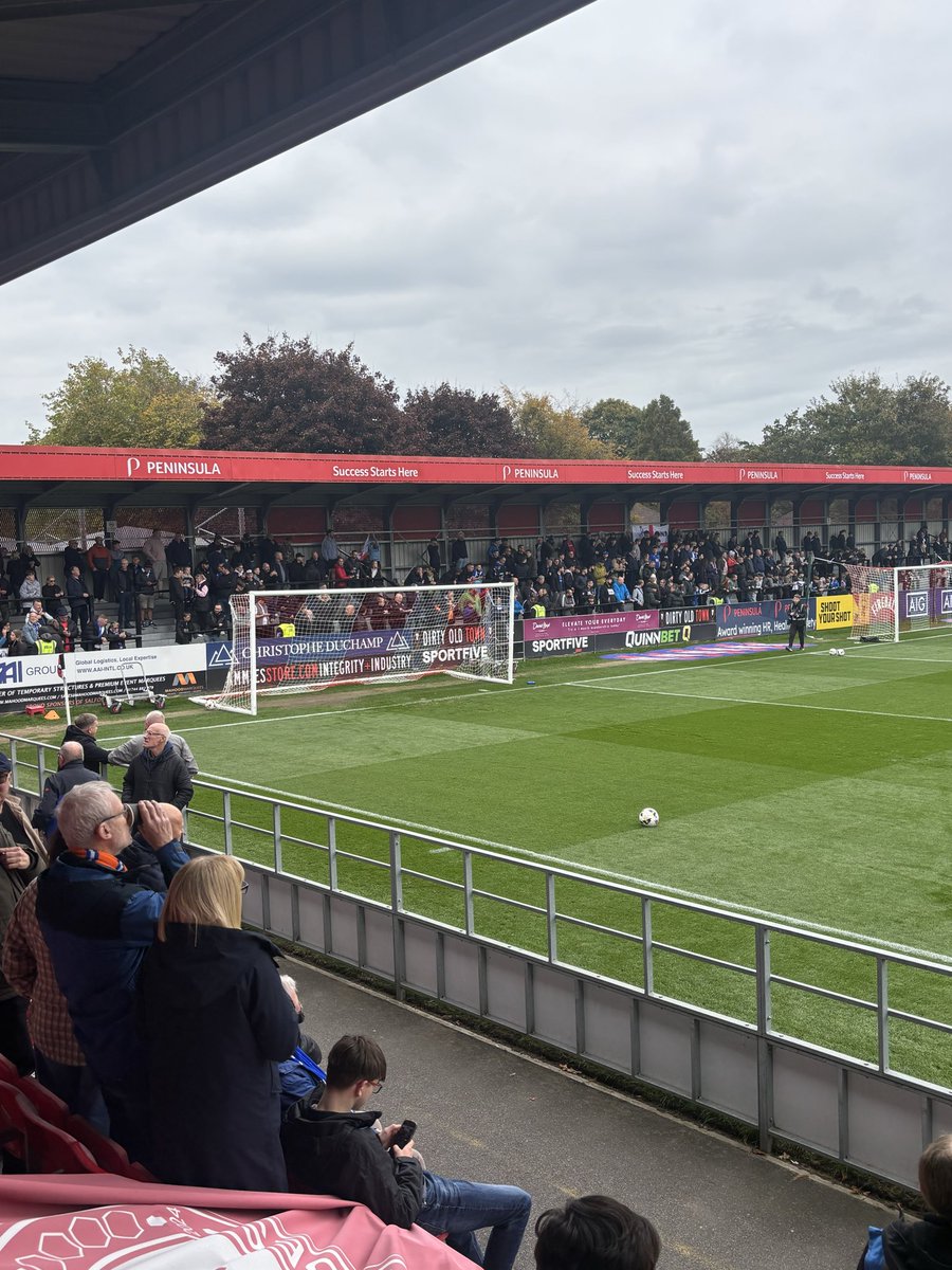 Filling up nicely. Currently behind enemy lines #oafc