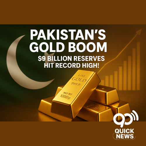 quicknewspak's tweet photo. Pakistan economy is shining !The country gold have surged to $9 billion, boosting national reserves to near-record highs
Read the full story here: https://t.co/xGN151CL31
#PakistanEconomy #Gold #PakistanGoldPrices #EconomicGrowth #InvestmentNews #GoldPricePakistan #BusinessNews https://t.co/IsZMDvZCTu