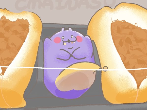 好喜歡全聯的肉鬆半月燒😋♥️
-
#hamster #illustration #artwork 
#イラスト #絵 #ハムスター #ゆるい #draw 
#foodillustrations #foodillust