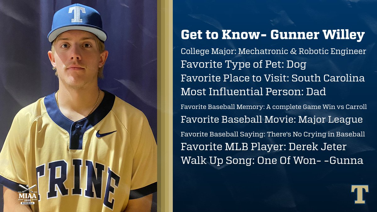 Trine Baseball tweet media