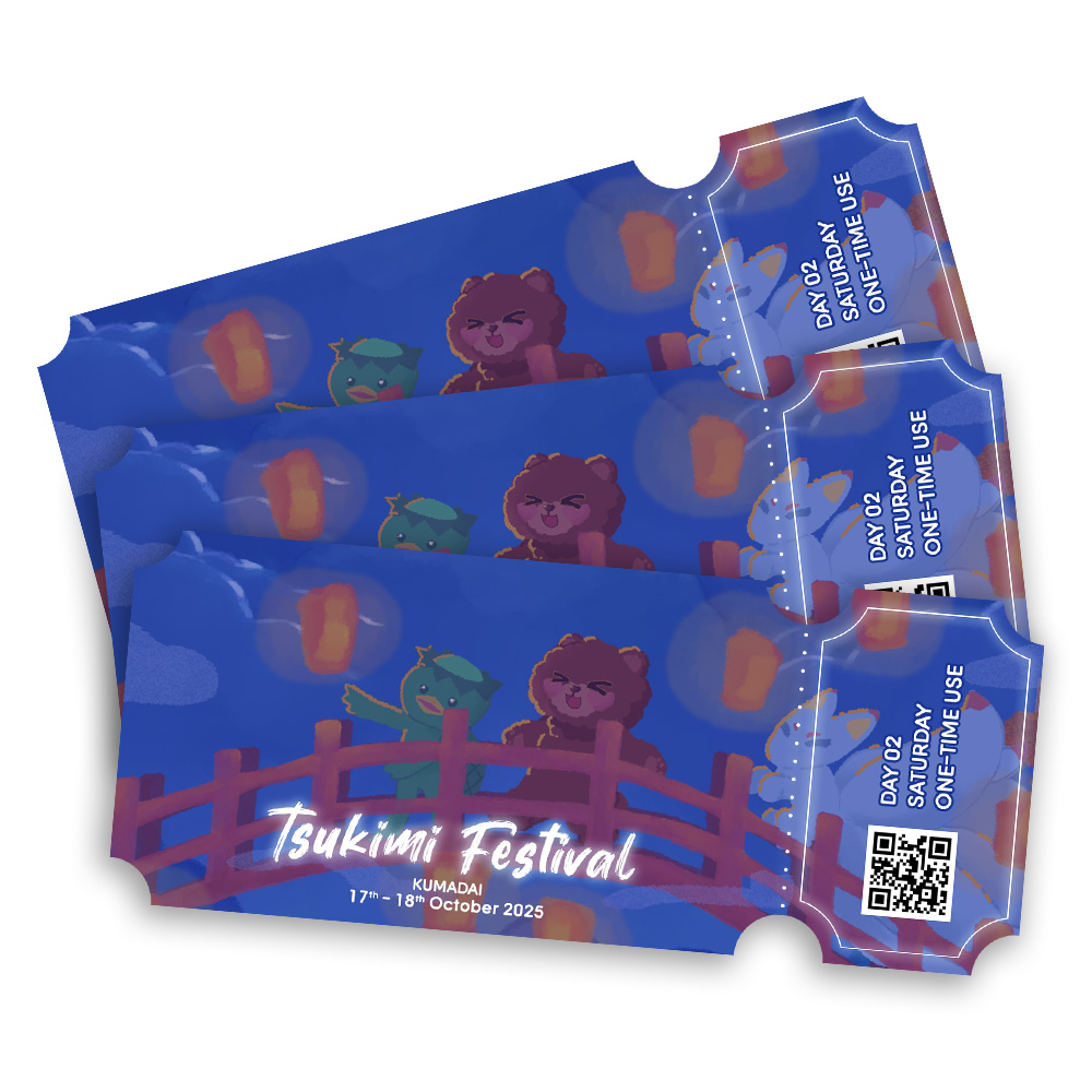 Kumadai_RP's tweet image. Silakan reply untuk claim koin dan tiket yang akan digunakan pada 8th Tsukidai Day 2 bagi para tamu yang baru datang pada malam ini. Bagi yang datang pada kemarin hari, dipersilakan untuk RT tanpa mereply. 🐻🎑