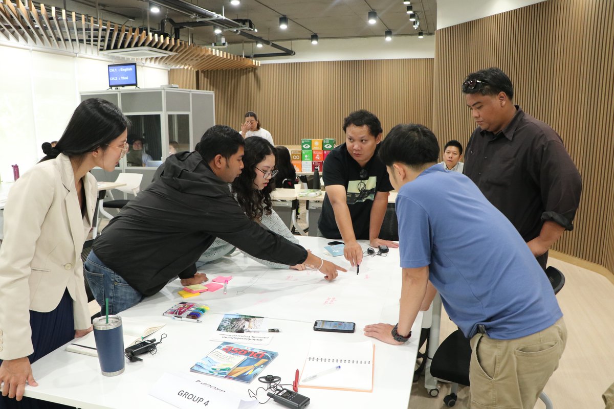 UNDPasiapac's tweet photo. Journalism is an active agent of change, before, during, and after disasters!
As part of the @UNDP–@JapanGov regional Tsunami Project, journalists, government officials, and experts from #Thailand & #Japan are exchanging knowledge and experiences at the Media Fellowship Programme to strengthen inclusive disaster communication and preparedness for earthquakes and tsunamis, ensuring information saves lives and communities are more resilient.
#DisasterResilience  #GetToHigherGround #EmbassyofJapan