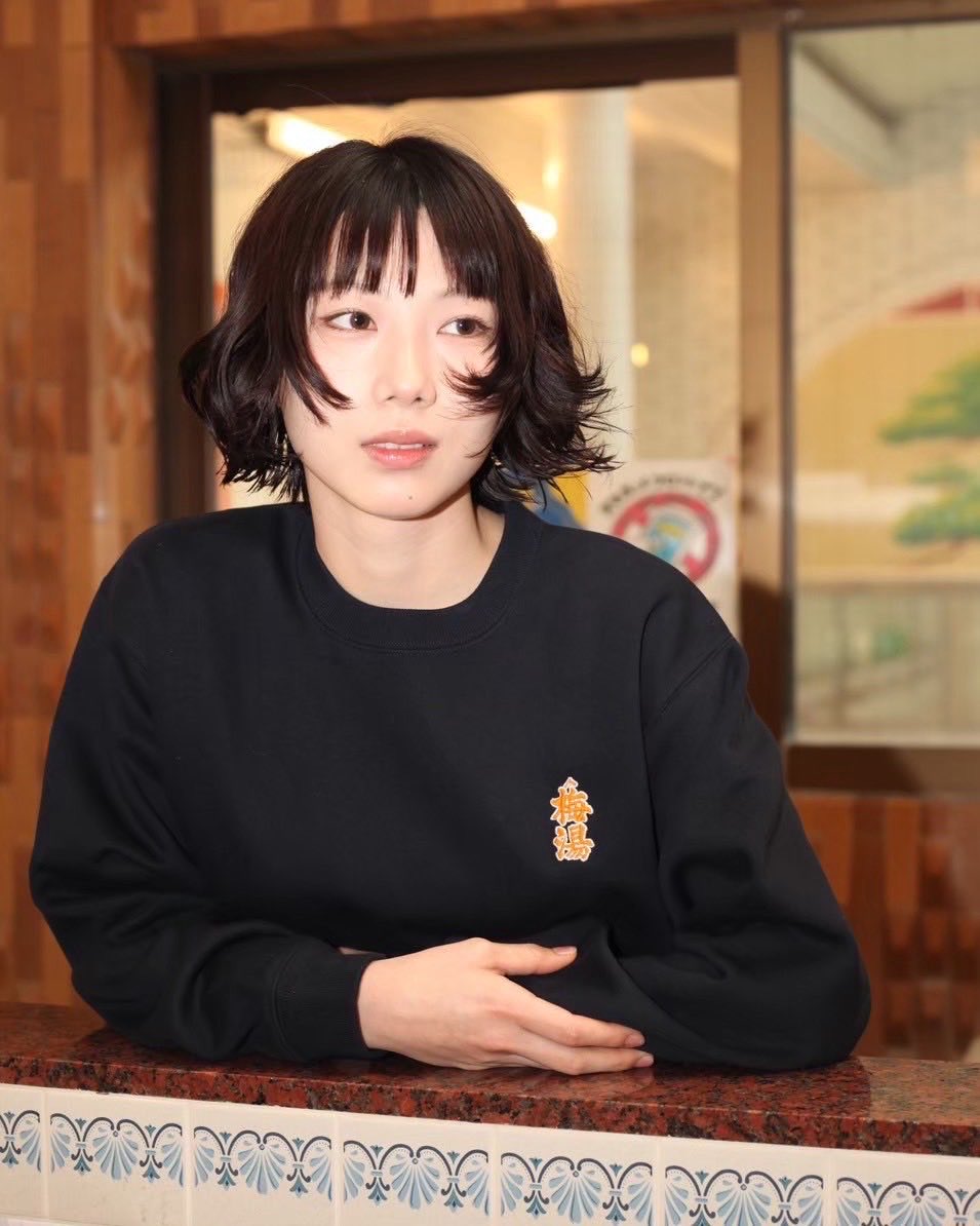 newcolor 梅湯刺繍スウェット 。◯ 裏起毛で暖かく着心地が良いです