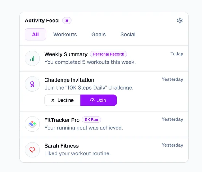 anjalisinggh12's tweet photo. Day 047-Activity feed 
#DailyUI #ActivityFeed https://t.co/4WjWZJAMlX