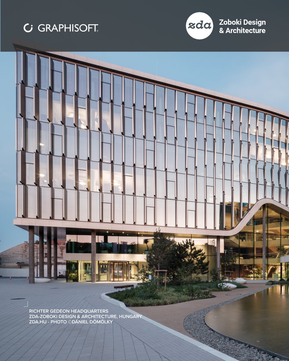 GRAPHISOFT's tweet image. 500 unique façade lamellas, all prefabricated from a parametric model.
ZDA’s workflow combined Archicad + Grasshopper for precision from design to construction. 🔗 bit.ly/47agflT

#Graphisoft #Archicad #BIM