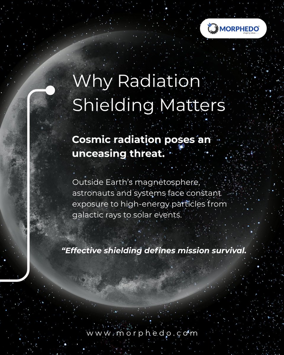 MorphedoIndia's tweet image. Beyond Earth, survival starts with smarter materials. 🌌
At Morphedo, we engineer radiation-hardened, simulation-driven systems for safer missions to Mars, the Moon &amp;amp; beyond.
Smarter Materials. Safer Missions.

#SpaceTech #DeepSpace #Aerospace #Morphedo