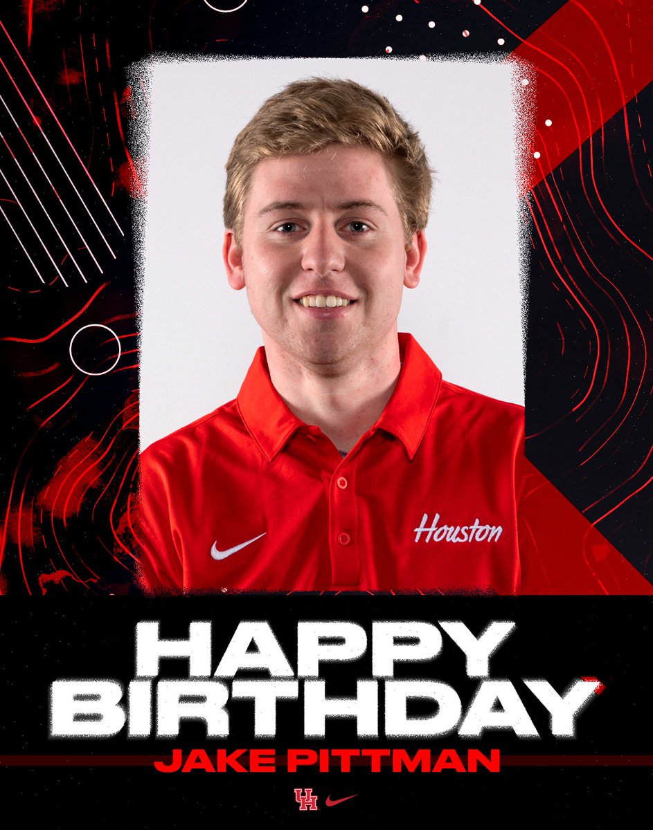 Houston Football (@uhcougarfb) on Twitter photo Happy Birthday, <a href="/Jake_Pittman11/">Jake Pittman 🐾</a>! Happy Birthday, <a href="/Jake_Pittman11/">Jake Pittman 🐾</a>!