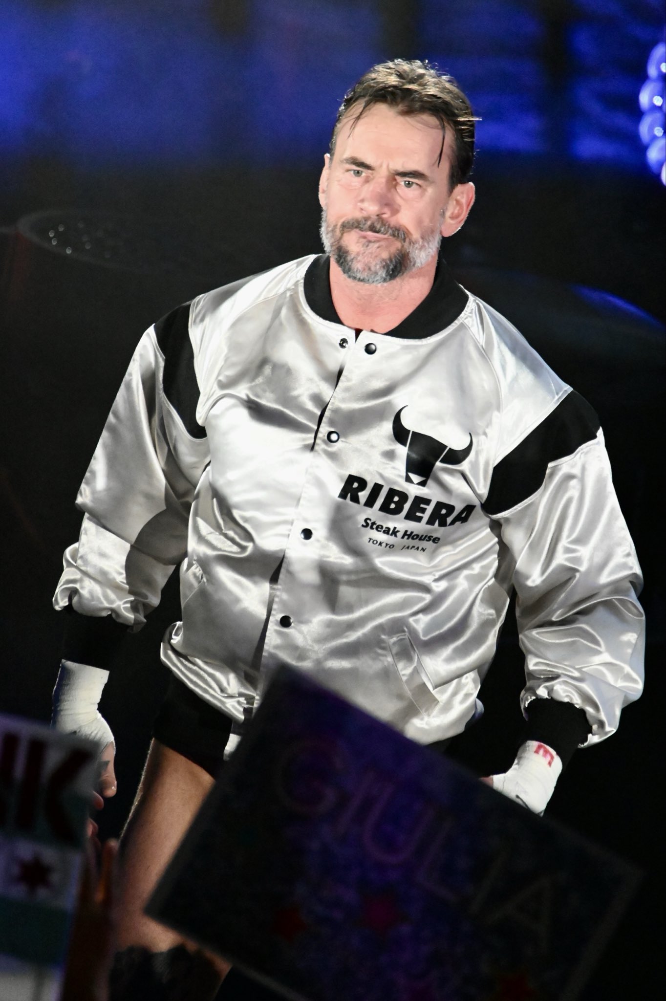 CMパンク 直筆サイン フォト 2025WWE日本公演公式グッズ CM PUNK