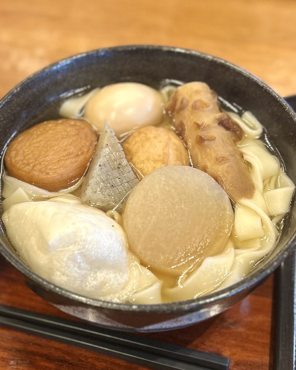 gourmet_nagoya's tweet image. コメダ珈琲店の和喫茶、おかげ庵に「おでんきしめん」が登場してる