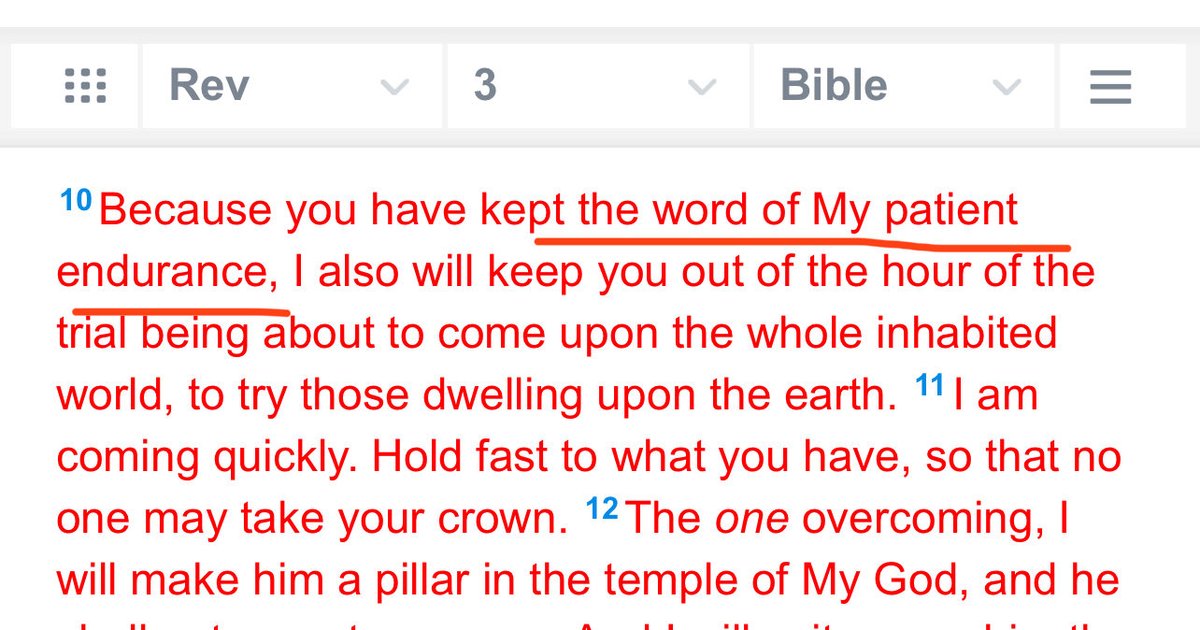God2Evolution's tweet image. Rev 3:10 confirms only  one of Jesus’ 7 churches is going in the rapture,

The ones who keep Jesus’ commandment to -
love one’s neighbor as Himself (aka - patient endurance)

Belief and faith without love is nothing (1 Corinth 13).
No love, no rapture!

Unfortunately, as in the…